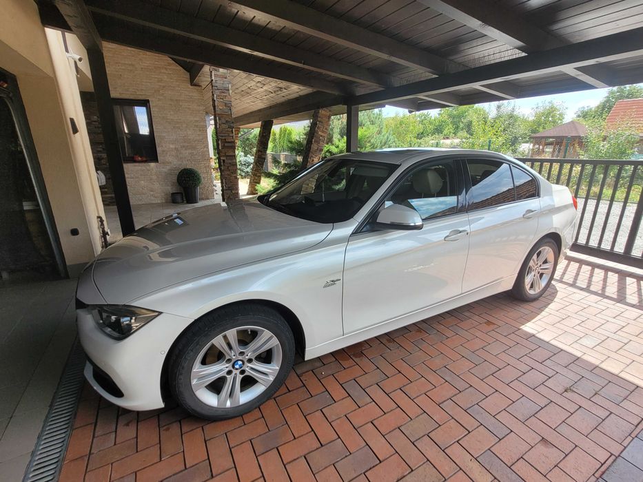 BMW 320D , Automata , 2017, Xdrive, alb perlat, piele, 151.000 km,