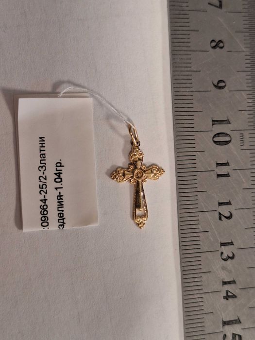 Златен кръср 1,04гр.14к