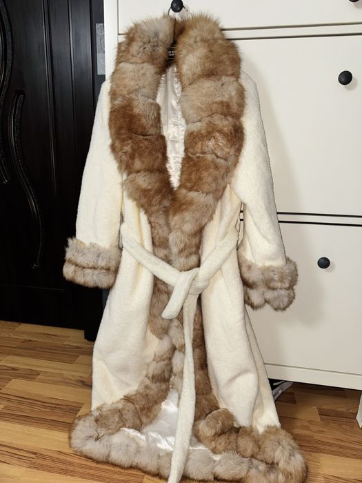 Haina de blana naturala-Luxury Alcantara