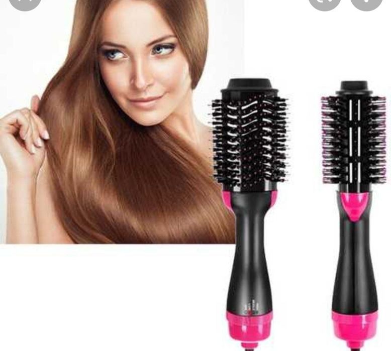 В наличии фен расческа 3в1 еффекта. (Фен, утюг, расческа)