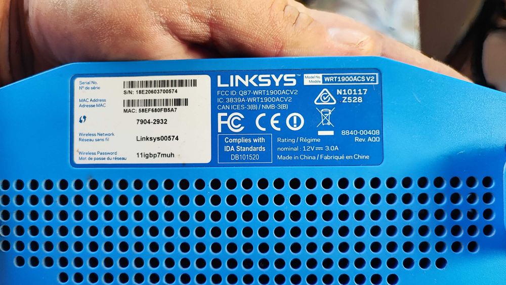 Router  Linksys WRT1900 ACS V2