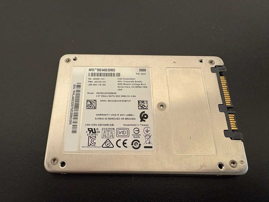 SSD Intel 545S 256GB (83% Health)