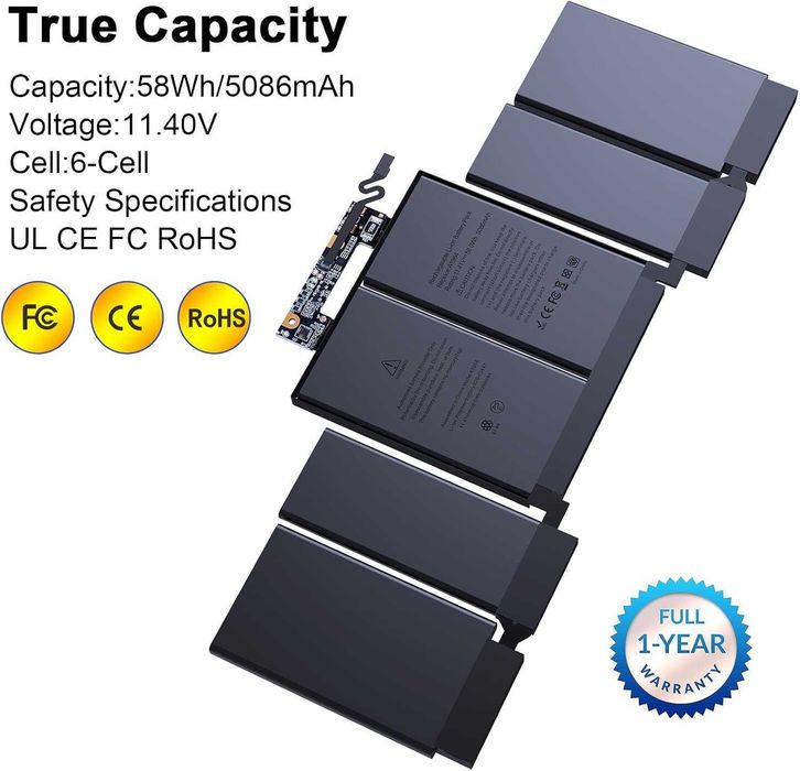 BND A1964 A1989 A2251 резервна батерия за MacBook Pro 13 инча  2018/19