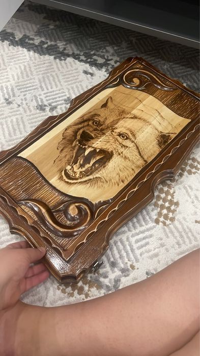 Нарды из натурального дерева