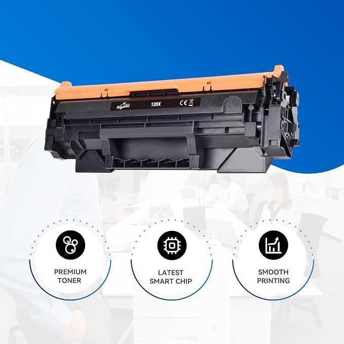Toner negru 139X (cu cip)