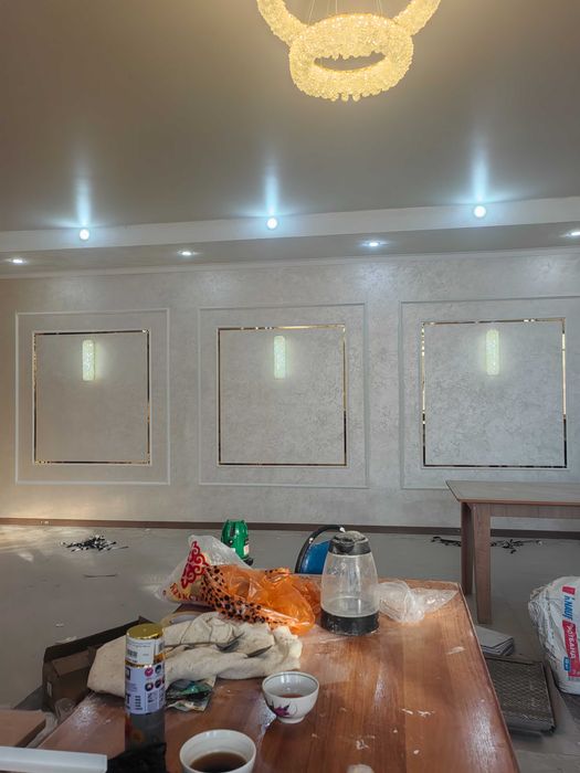 Мокрый шелк левкас, имульсия Закатка