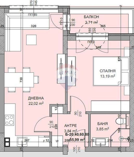 Продава се Двустаен апартамент в Варна, Владислав Варненчик - 64 кв.м за 1274 €/кв.м - Снимка #3