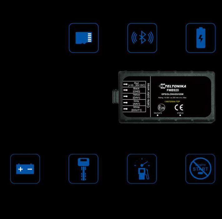 GPS трекер для мотоцикла Teltonika FMB920