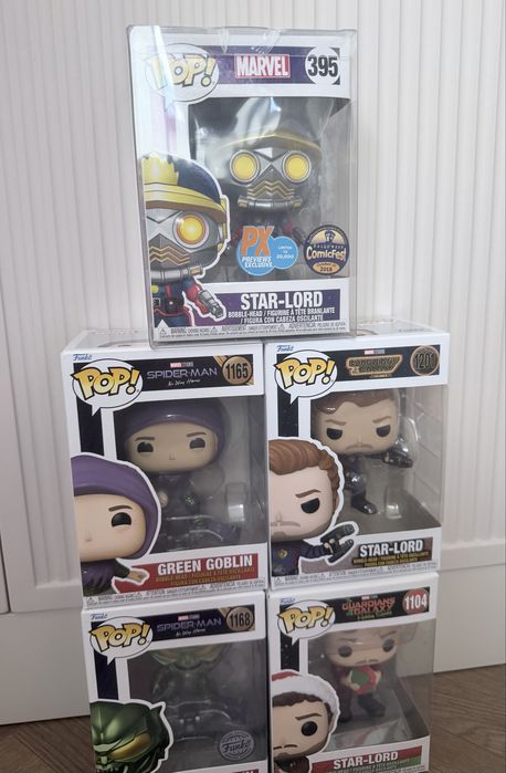 Фигурки Фанко Поп Funko Pop Star Lord Green Goblin Marvel