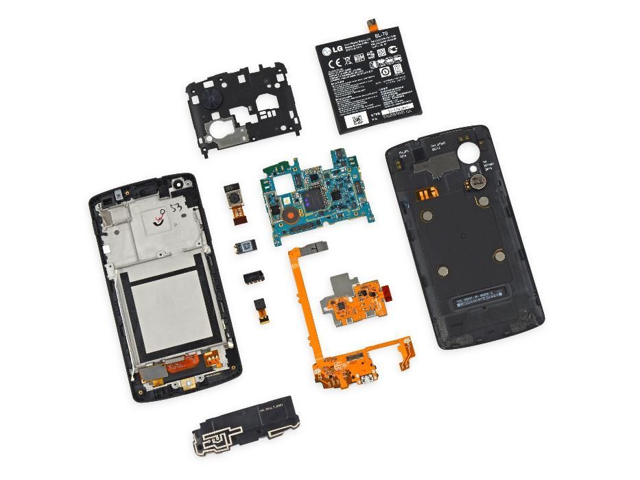 LG Nexus 5 PIESE: display camera baterie placa de baza capac NFC flex