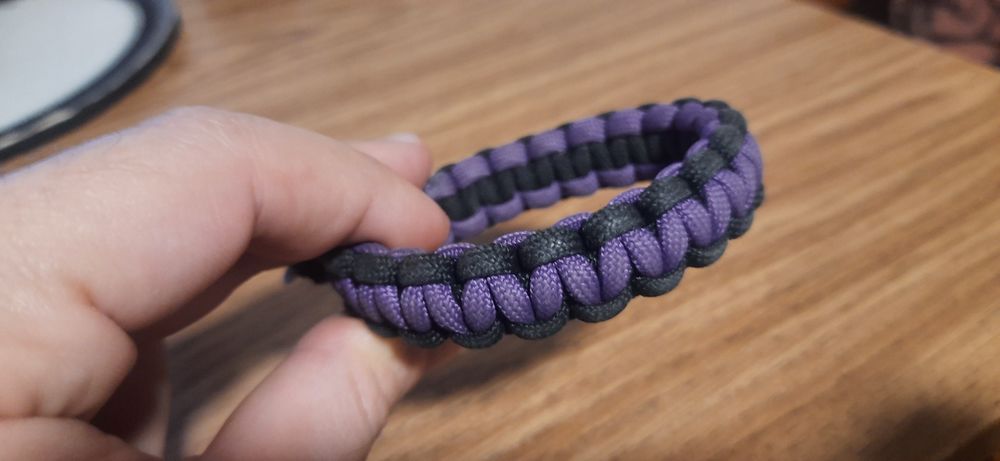 Bratara paracord casual shamballa Buddha handmade piele