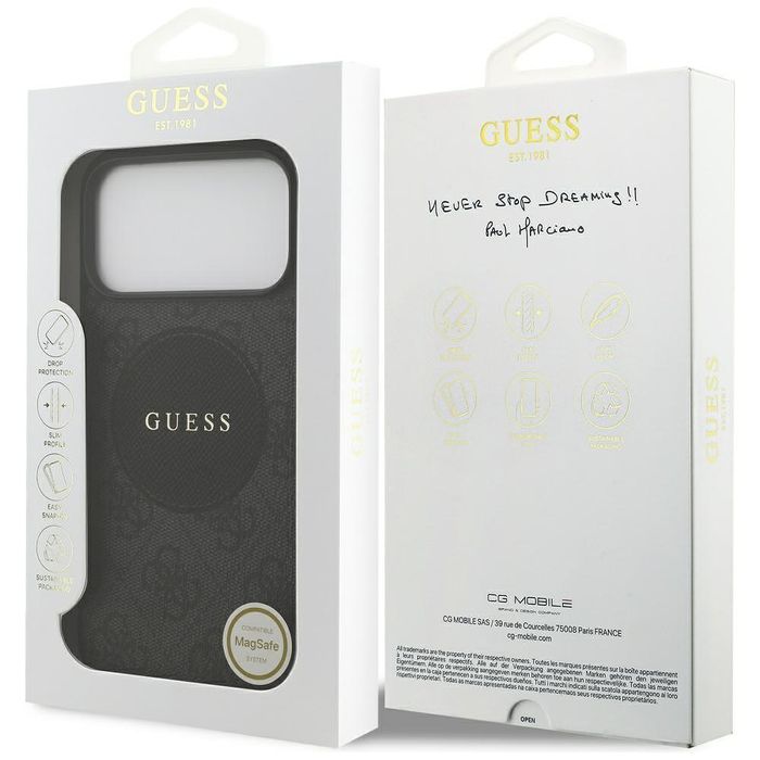 Case guess 4g circle classic logo        magsafe for iphone 17 pro max
