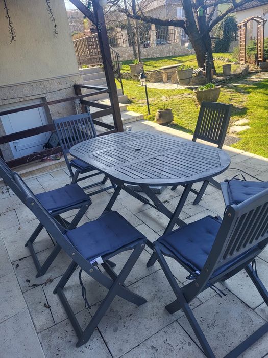 Set masa gradina cu 6 scaune