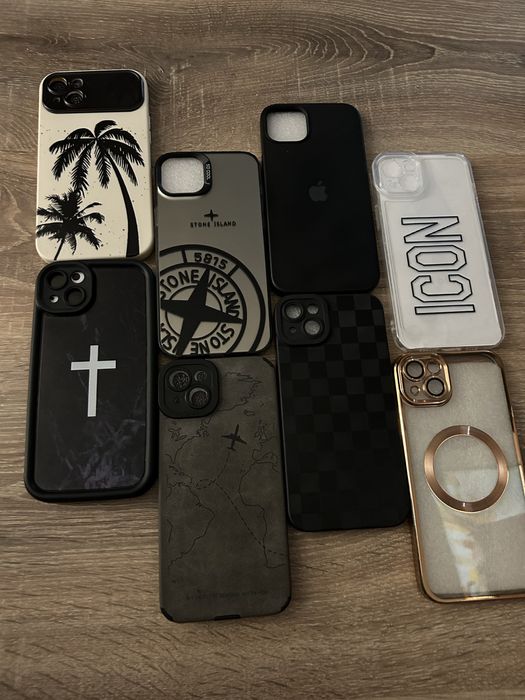 Huse iphone 14/15 plus 3 bucati 50 lei