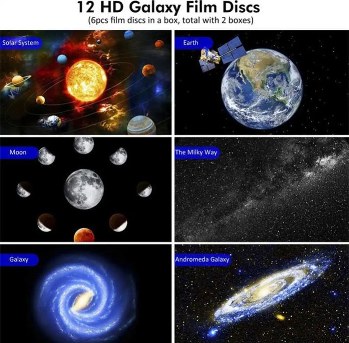 ночник проектор (настольный лампа с 12 дисками