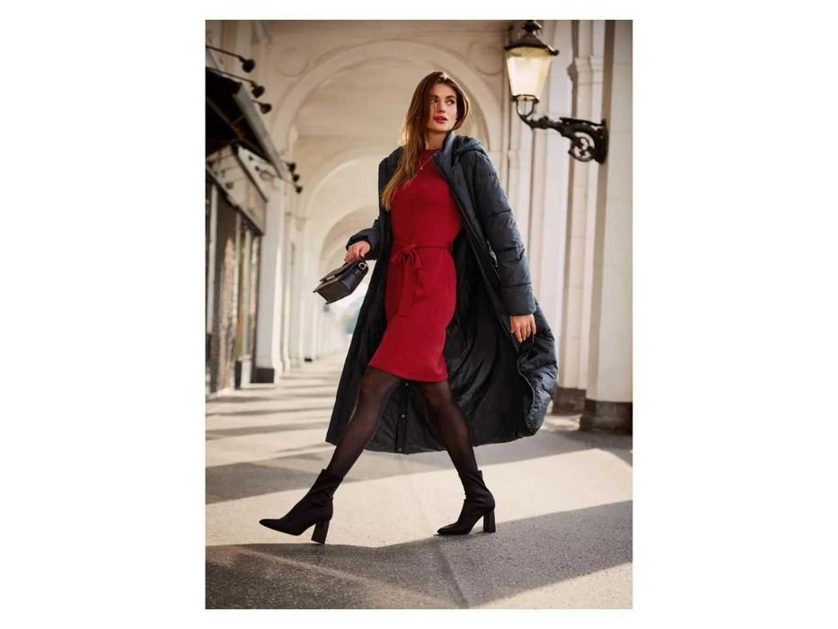 ‼️ Женское стёганое пальто с боковыми разрезами на кнопках (Германия)