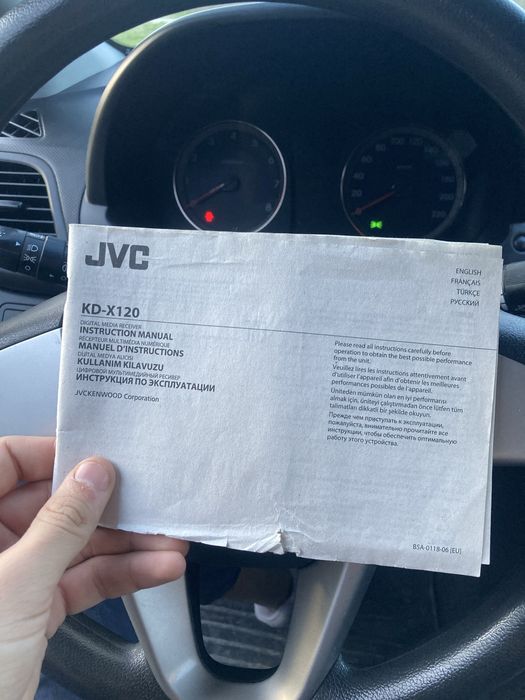 JVC KD-X120 Оригинал с бумажками