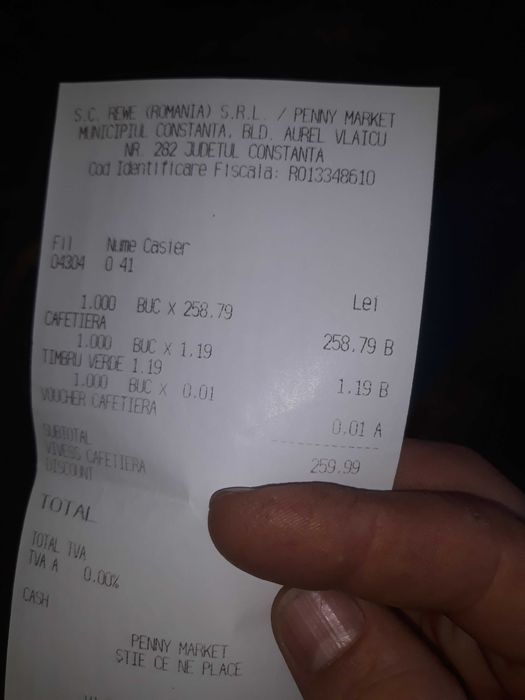 Vand filtu de cafea VIVESS nou.