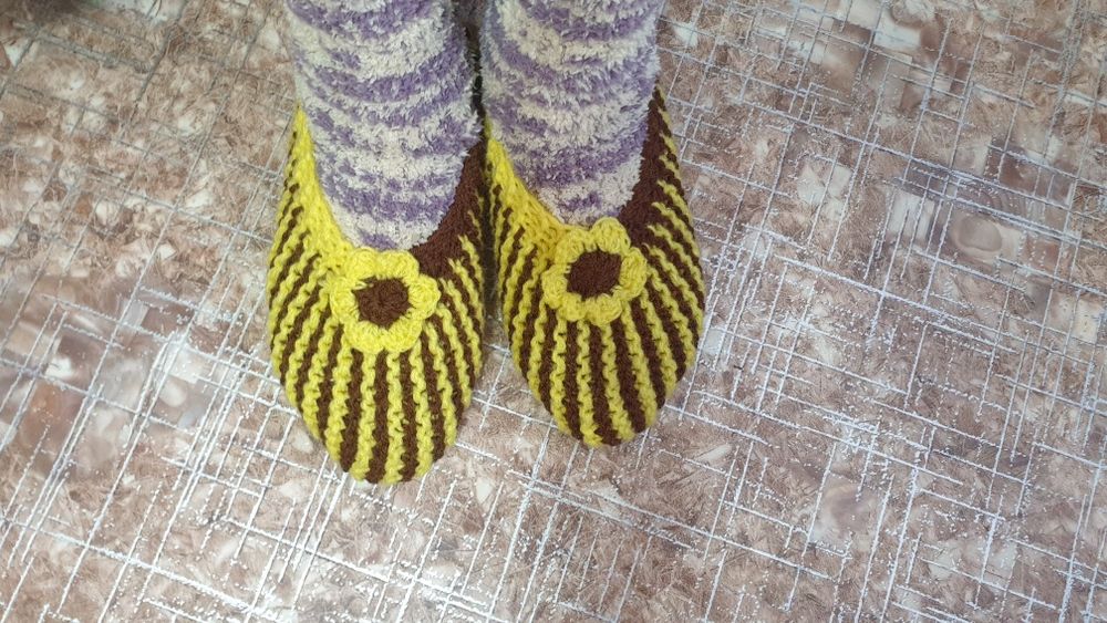 Разные следики ручной вязки