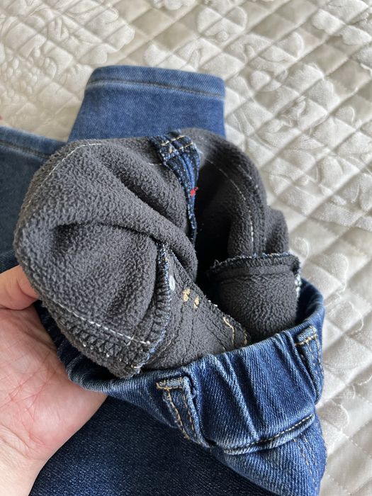 Джинсовая куртка с мехом