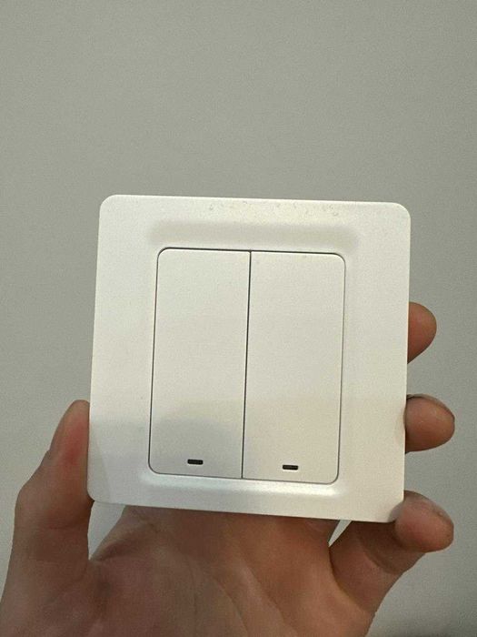 . Кнопочный умный выключатель без нуля, Zigbee, с Алисой