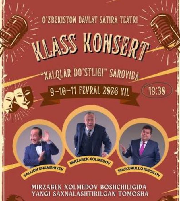Mirzabek Xolmedov konsert bilet