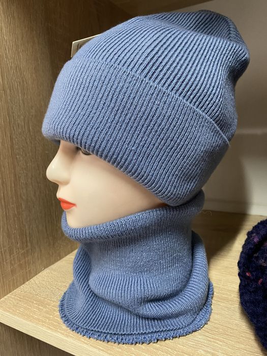 Шапка с шарфом (горловик)