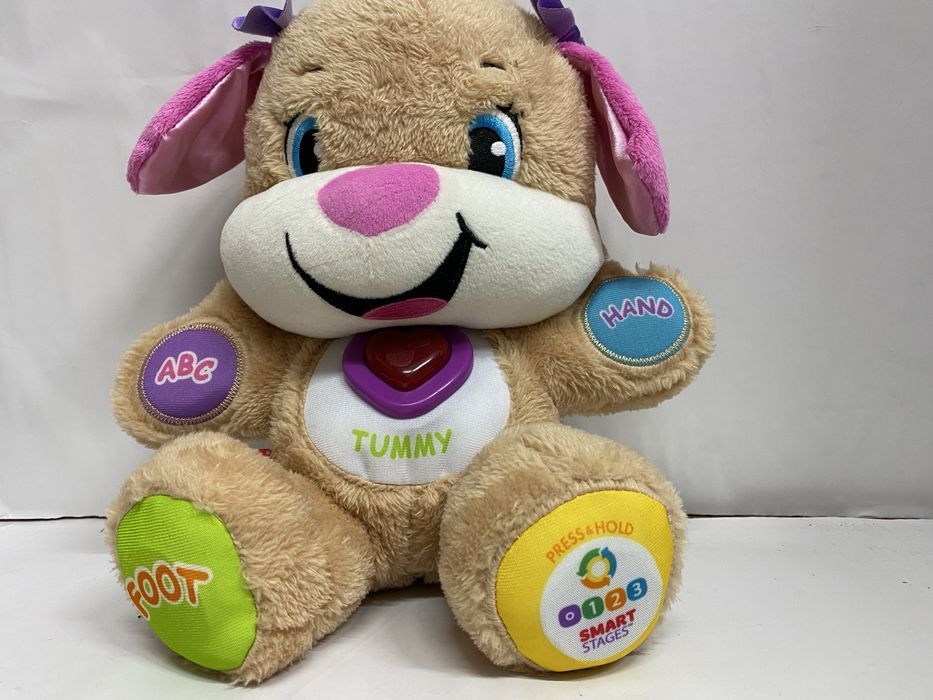 FISHER PRICE jucărie interactivă cu sunete si lumină cătelușă din pluș