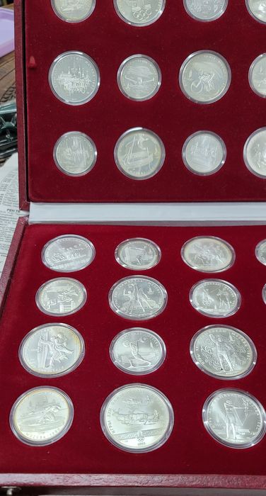 Монеты серебро Олимпиада 80