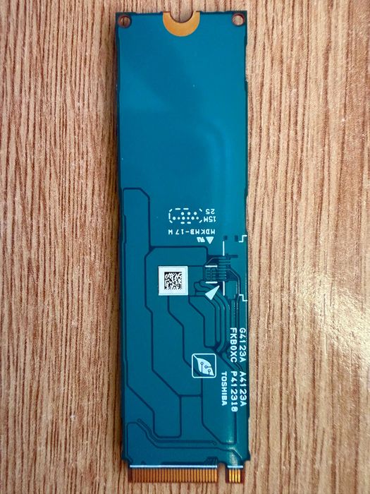 SSD NVMe M.2 Toshiba/Kioxia 256GB – 74% Health – Testat 4