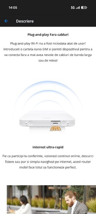Router wireless HUAWEI CPE 5s B320