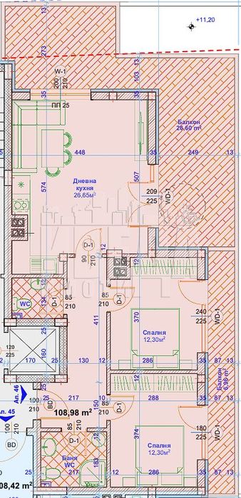 Продава се Тристаен апартамент в Варна, Възраждане 1 - 128 кв.м за 1532 €/кв.м - Снимка #1