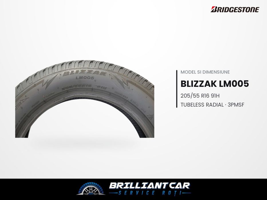 Anvelope iarna 205 55 16 Bridgestone Blizzak LM005