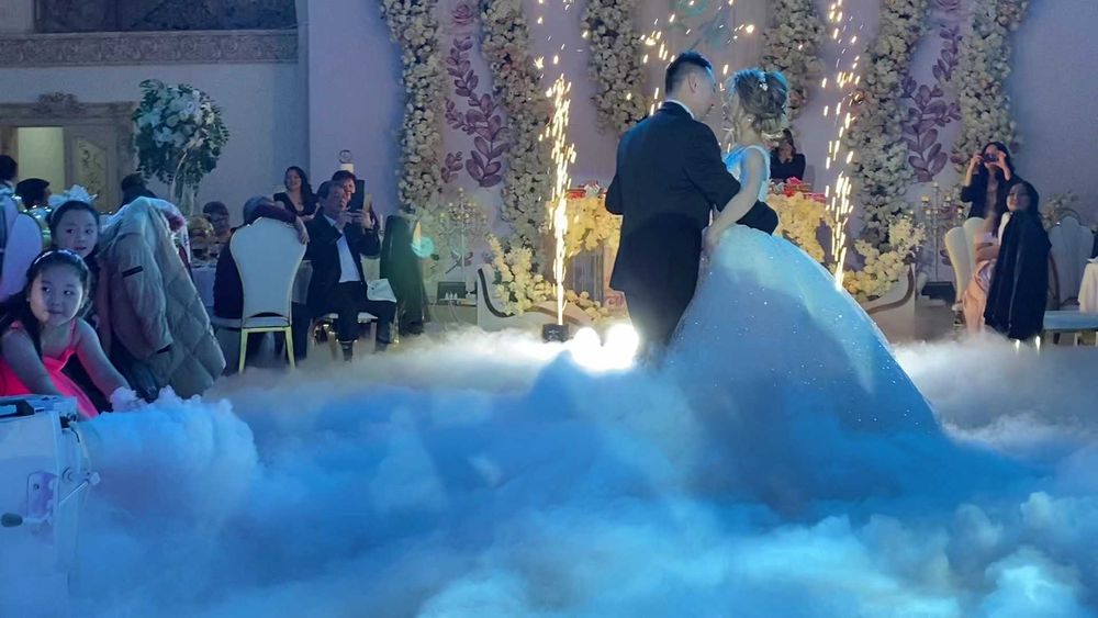 Тяжелый дым на свадьбу.