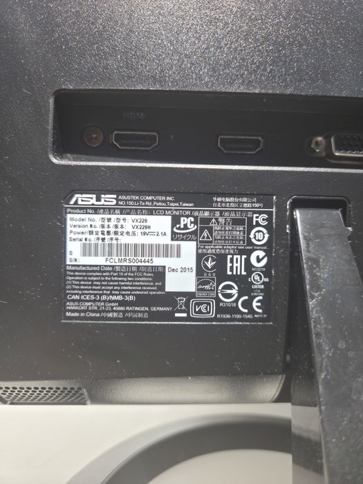 Monitor Asus VX229H