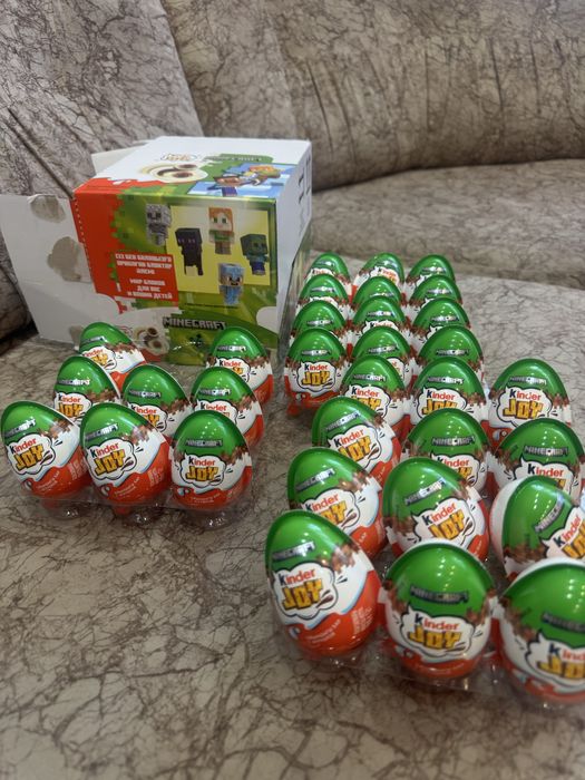 Киндеры джой, маинкрафт