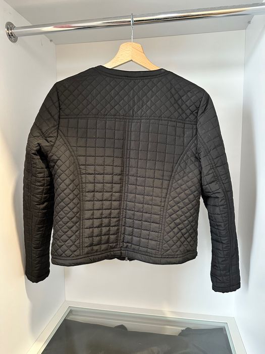 Дамско черно късо есенно яке М размер