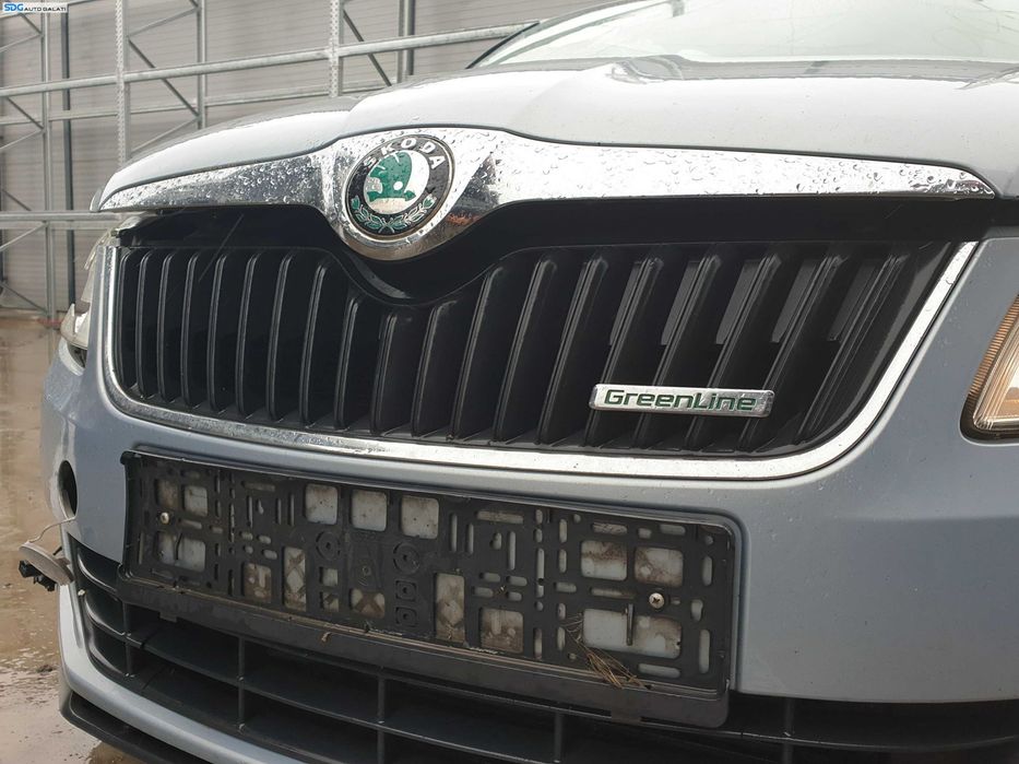 Grila Radiator de pe Bara Spoiler Fata Skoda Fabia 2 FL Facelift 2010 - 2014 [K8010]