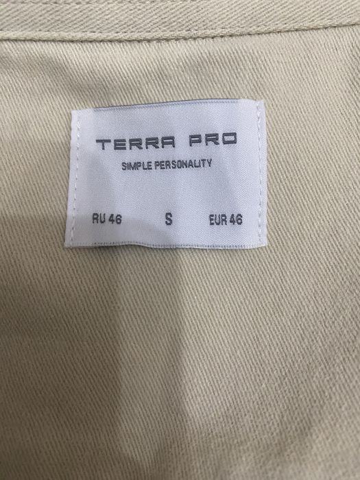 Рубашка Terra Pro oversize бежевая S