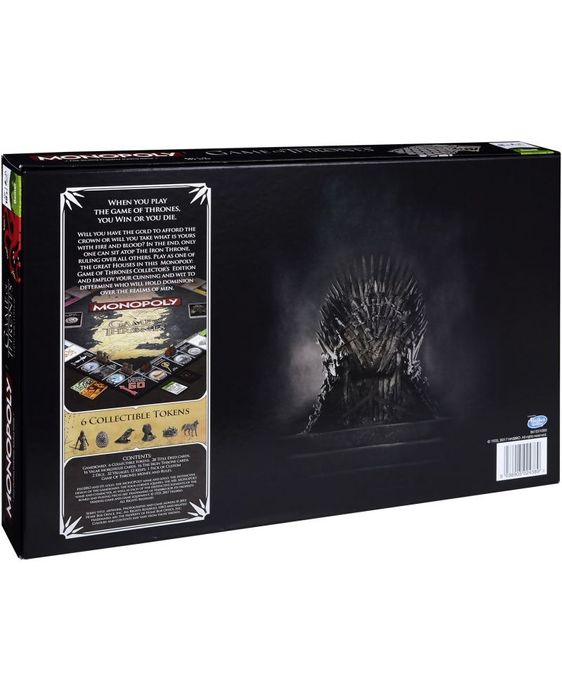 Настолна игра Hasbro Monopoly - Game of Thrones Collectors Edition