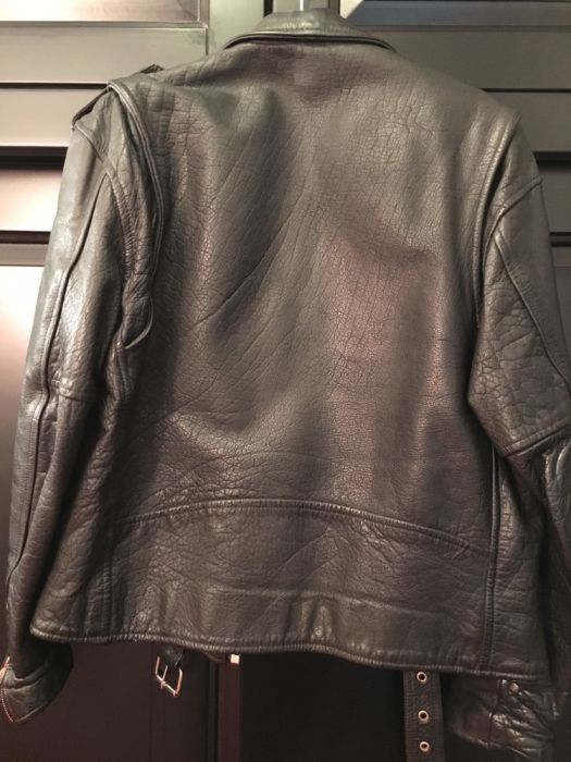 Geaca piele purtata , aviz amatorilor