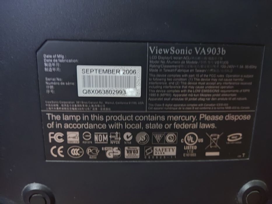 Продам монитор ViewSonic