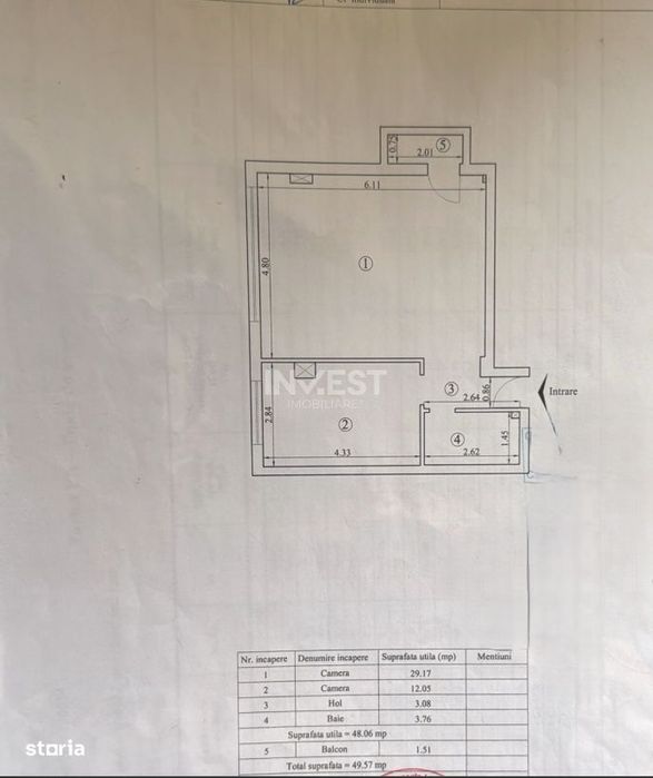 Apartament Cu 2 Camere, 50 Mp , Etaj 2, Bloc Nou, Nicolina-Tudor Necul