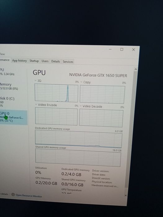 Pc  i7 6700 32 gb ram gtx 1650 4gb ddr6 super ssd 500 gb