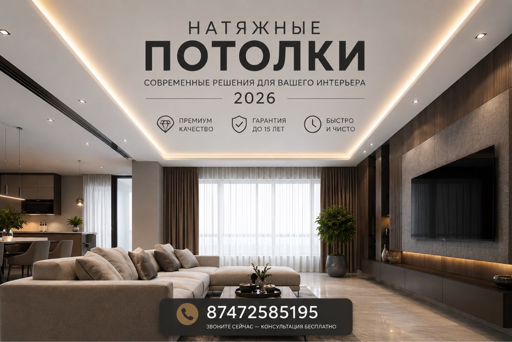 Мы устанавливаем натяжные потолки