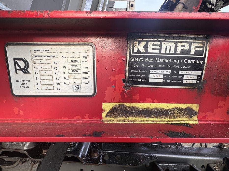 Semiremorca KEMPF - aluminiu 24 mc