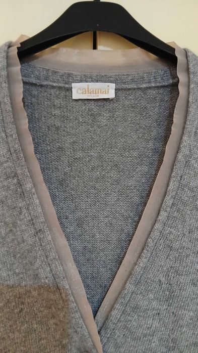 Pulover mas XS, casmir cu lana