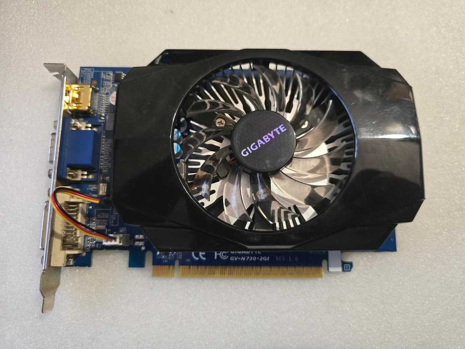 Placa video GIGABYTE GeForce GT 730, 2GB DDR3, 128-bit (GV-N730-2GI)