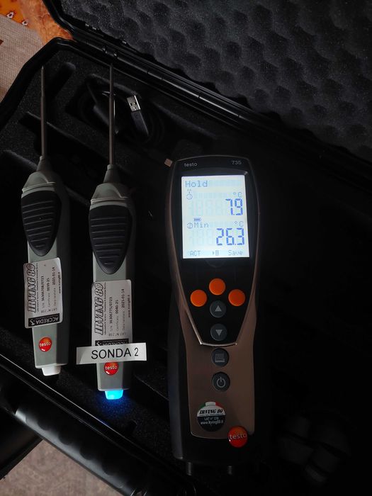 Testo 735-2  Instrument pentru măsurarea temperaturii
