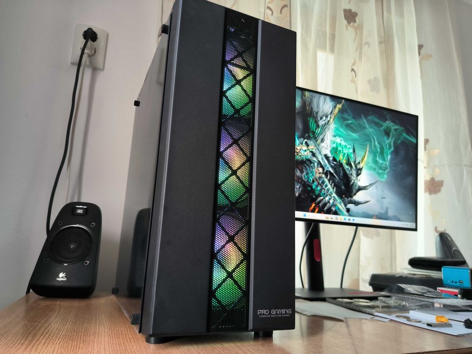 Unitate PC GAMING Ryzen 5 3600 4.2Ghz/16GB DDR4/RX580 8GB GDDR5/SSD 256 NVMe/1TB HDD